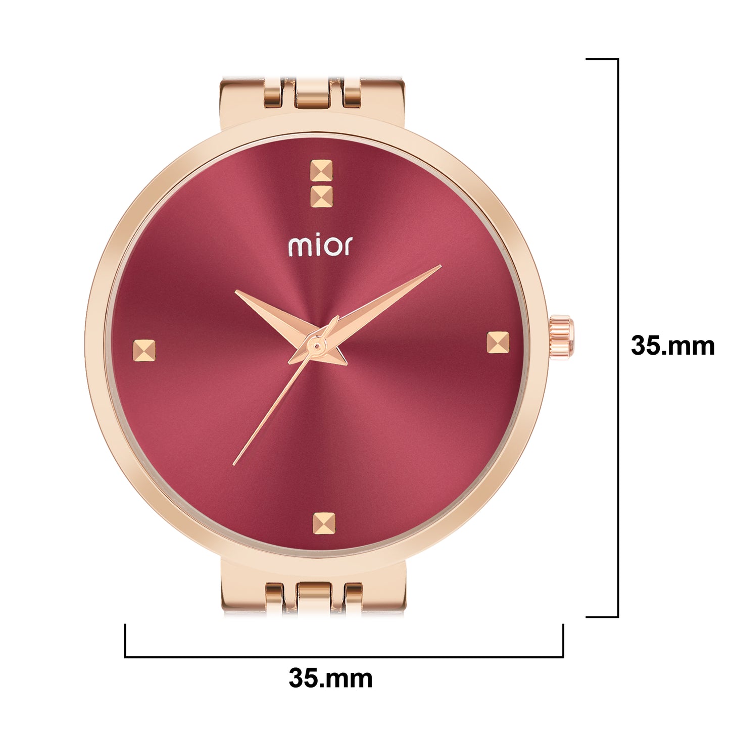Turtle Classic Watch for Women – Maroon Dial