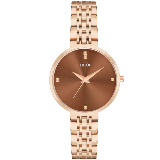 Turtle Luxury Women's Watch – Brown Dial