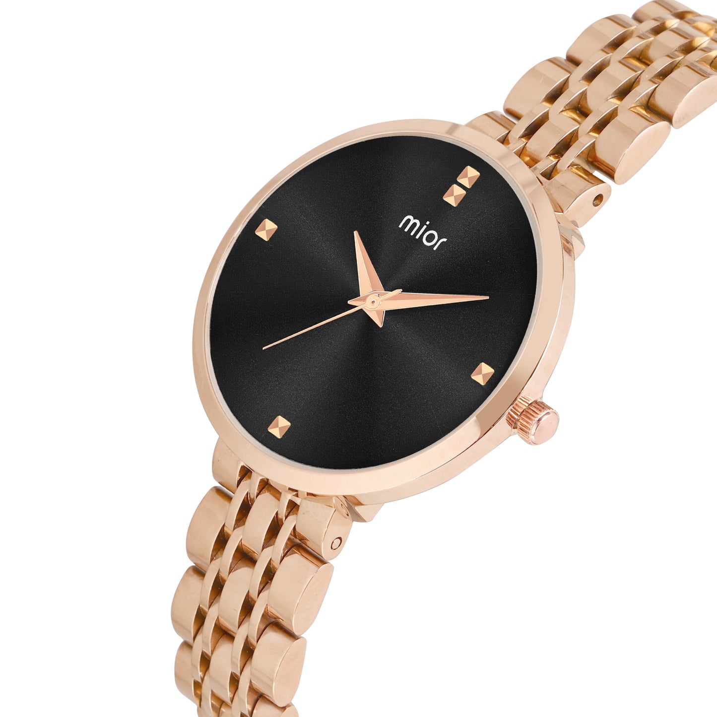 Turtle Black Amber Watch for Women – Black Dial