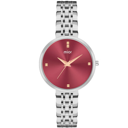 Turtle Sienna Women's Analog Watch, Maroon Dial