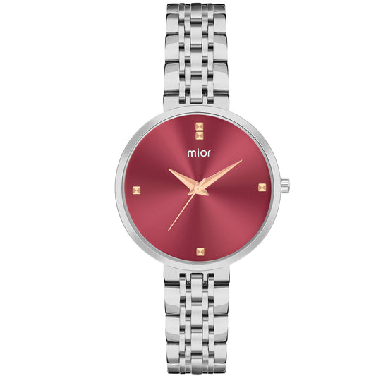 Turtle Sienna Women's Analog Watch, Maroon Dial