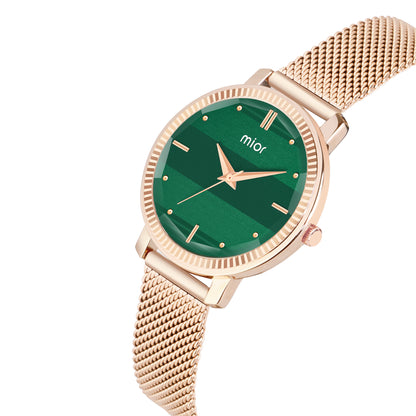 Deer Style Essence Women's Watch – Green Dial