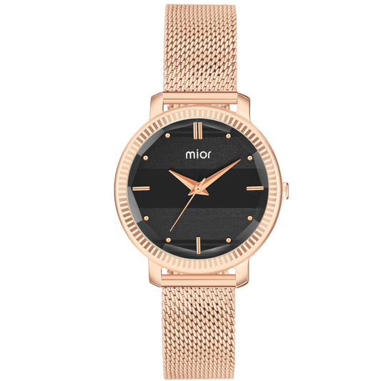 Deer Moonlight Gleam Women’s Watch – Black Dial