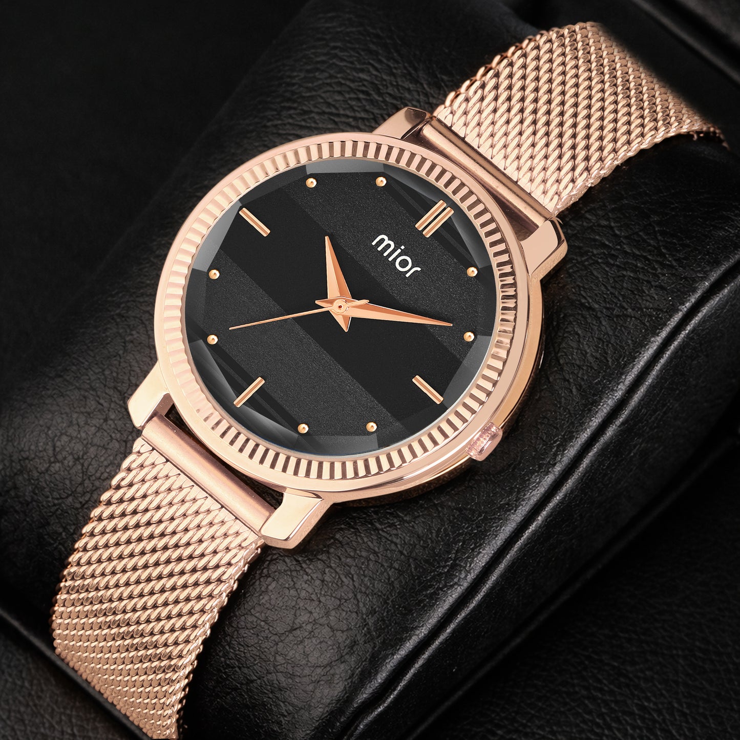 Deer Moonlight Gleam Women’s Watch – Black Dial