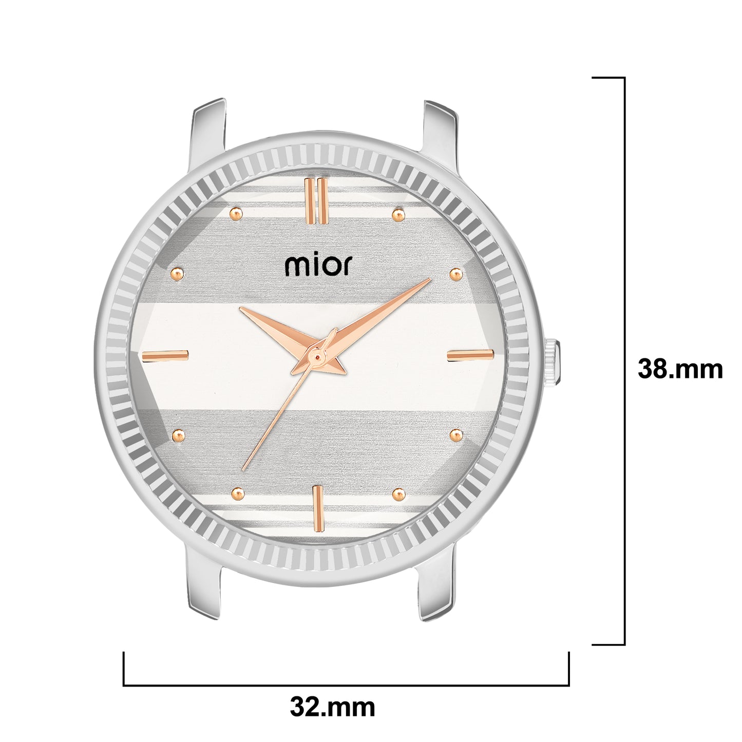 Deer Sleek Aura Women's Watch – Silver Dial