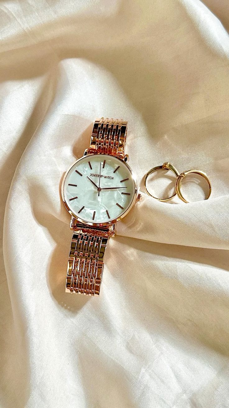 Rose Gold Plated Design Watch