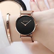 Rose Gold Plated Design Watch